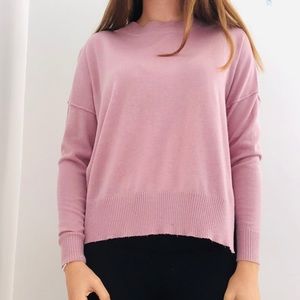 Nordstrom BP Pink Crewneck Sweater size XXS NWOT